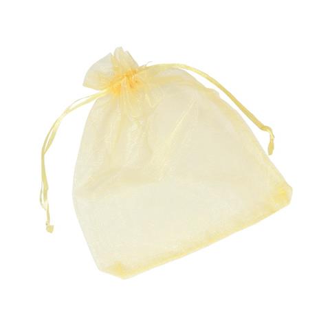 WORECZKI ORGANZOWE 20X15CM ZŁOTE OP 10SZT PSH