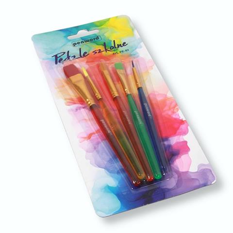 PĘDZLE SZKOLNE PE-01 a'5 PSH