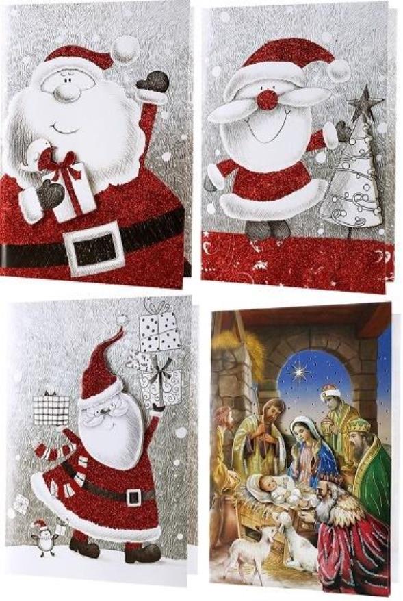 AVANTI KARTKA OZDOBNA A5 GRAJĄCA 3D BN  GWIAZDKA /12/