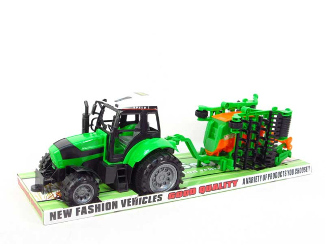 bigtoys traktor z agregatem 55cm ba3492