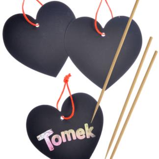 ARPEX SERDUSZKA ZAWIESZKI ZDRAPKA 3SZT WA3906  WALENTYNKA