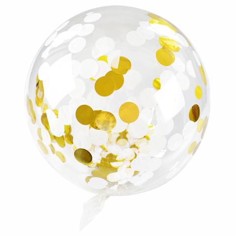 arpex balon z konfetti złoty celebrate a'5