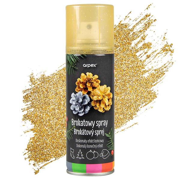 ARPEX-BN BROKATOWY SPRAY DEKORACYJNY 100MLZŁOTYKA6067