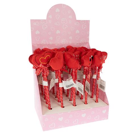 ARPEX DŁUGOPIS Z SERCEM WA7477 /20/     WALENTYNKA