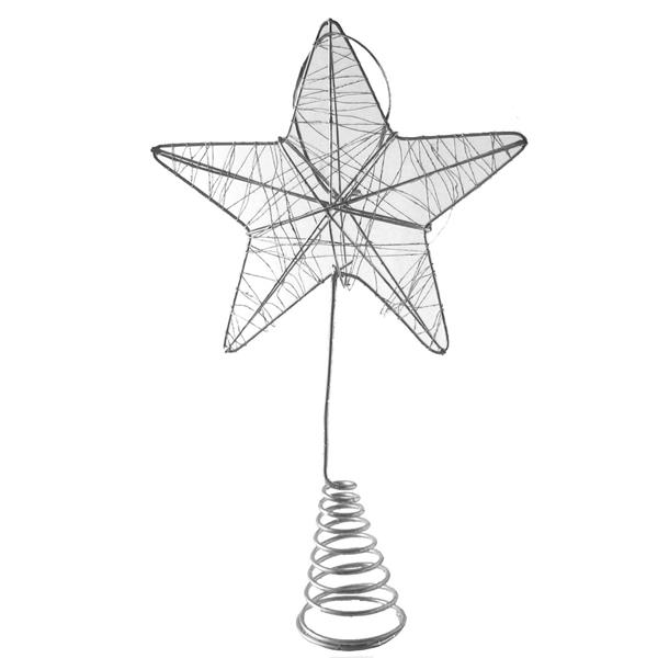 ARPEX-BN SZPIC CHOINKOWY GWIAZDA SREBRNABM5878SRE