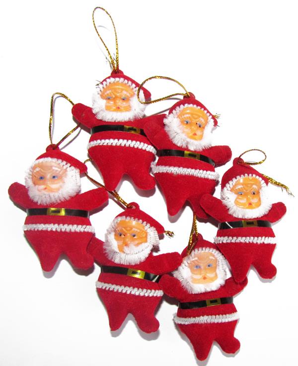 ARPEX-BN MIKOŁAJE WISZĄCE CZERWONE 6SZT BN5939CZE