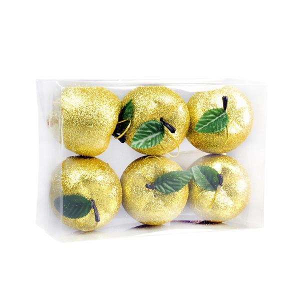 ARPEX-BN JABŁUSZKA ZŁOTE, BROKATOWE 6SZTBN6042ZLO