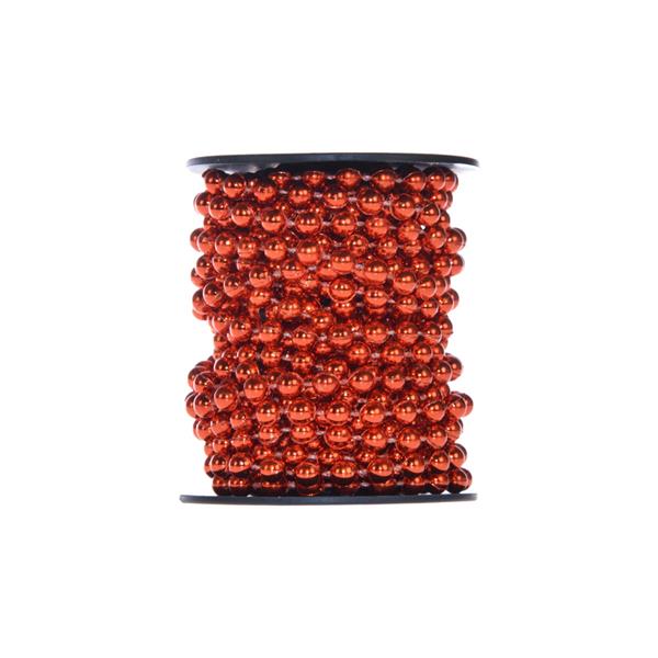 ARPEX-BN ŁAŃCUCH Z KORALAMI CZERWONY NA SZPULIBN7087CZE