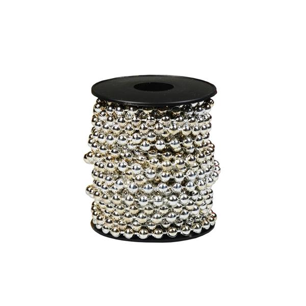 ARPEX-BN ŁAŃCUCH Z KORALAMI SREBRNY NA SZPULIBN7100SRE