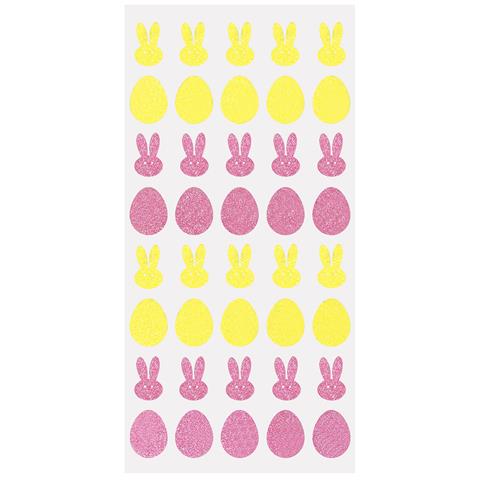 ARPEX-WN BROKATOWE NAKLEJKI - ZAJĄCZEK.JAJKI Z PIANKI