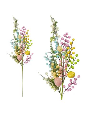 ARPEX-WN KWIATY SZTUCZNE GAŁĄZKA DEKORACYJNA Z KULECZKAMI