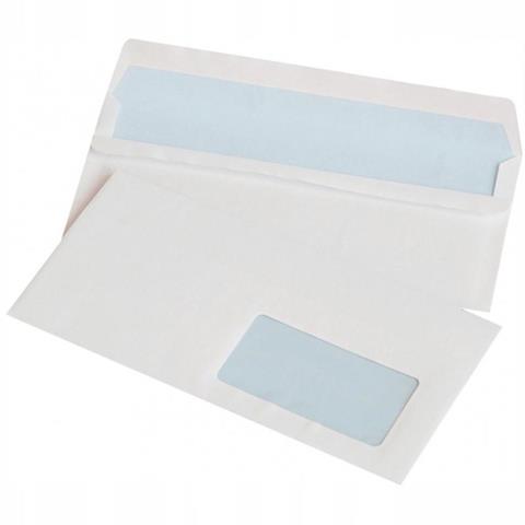 KOPERTA DL SK Z OKNEM PRAWYM BONG 1000szt