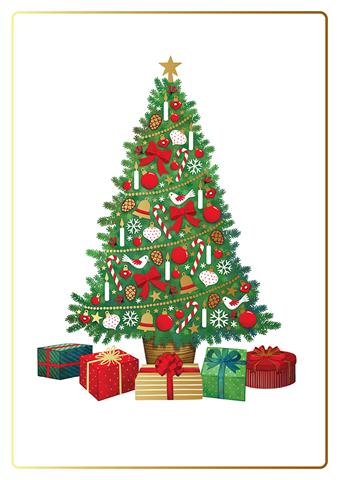 ART NUVO KARTKA B6 ZŁOCONY TŁOCZONY ACH 049 BN GWIAZDKA /10/