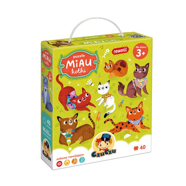 czuczu puzzle miau kotki 40el 3+