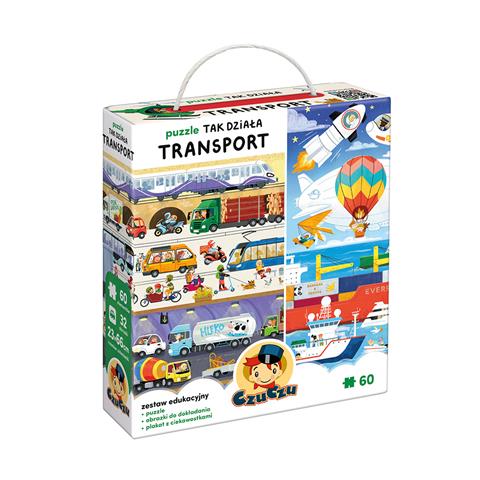 czuczu puzzle tak działa transport 60el