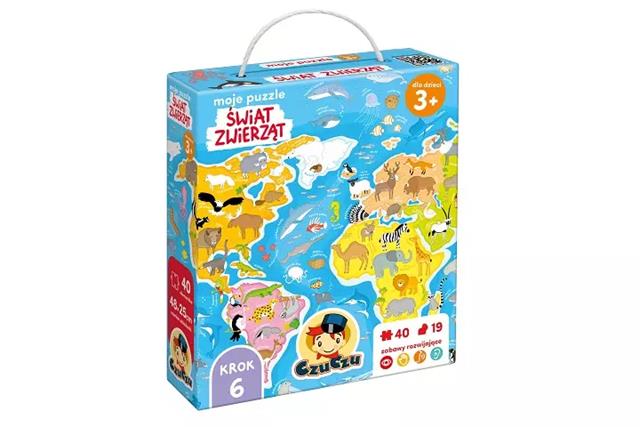 CZUCZU MOJE PUZZLE ŚWIAT ZWIERZĄT 3+