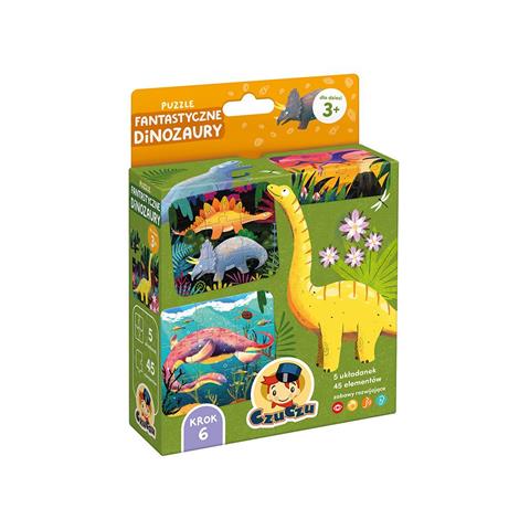 CZUCZU PUZZLE FANTASTYCZNE DINOZAURY 94188