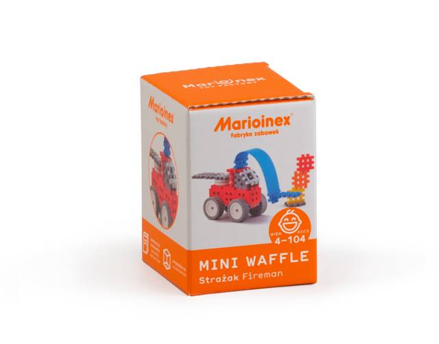 mario-klocki mini wafle box mały strażak60el