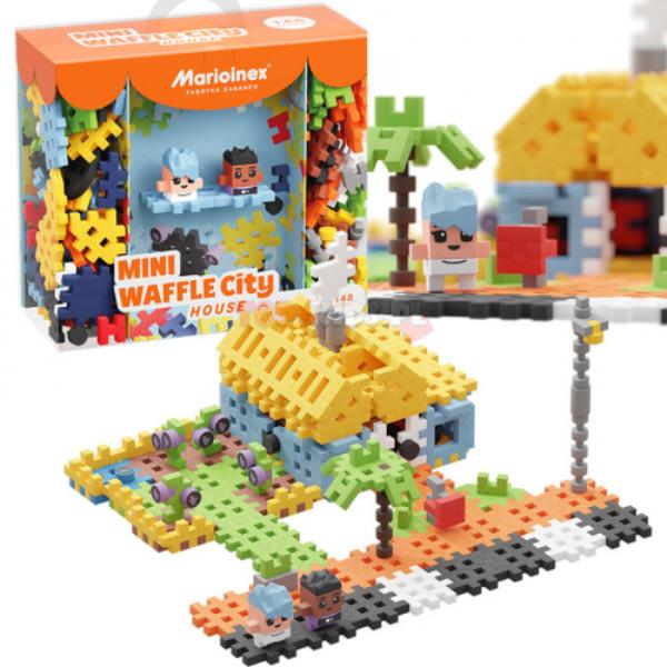 mario-klocki mini wafle city 148el dom