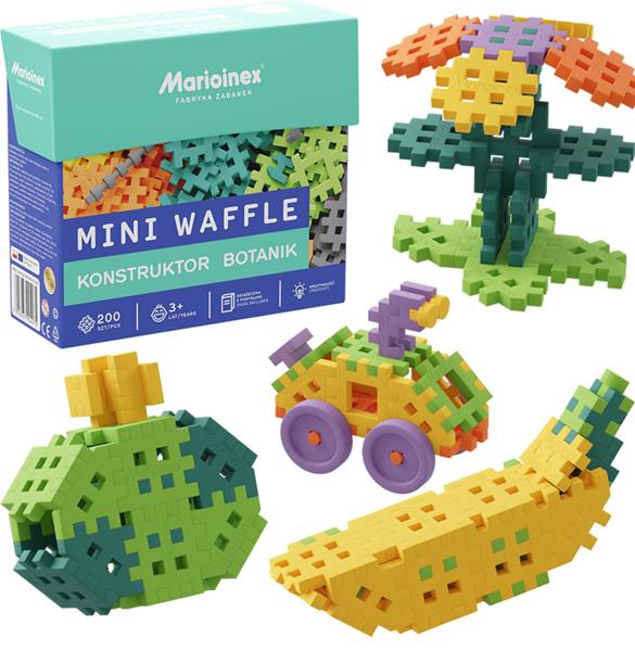 mario-klocki mini wafle 200el konstruktor botanik /4/