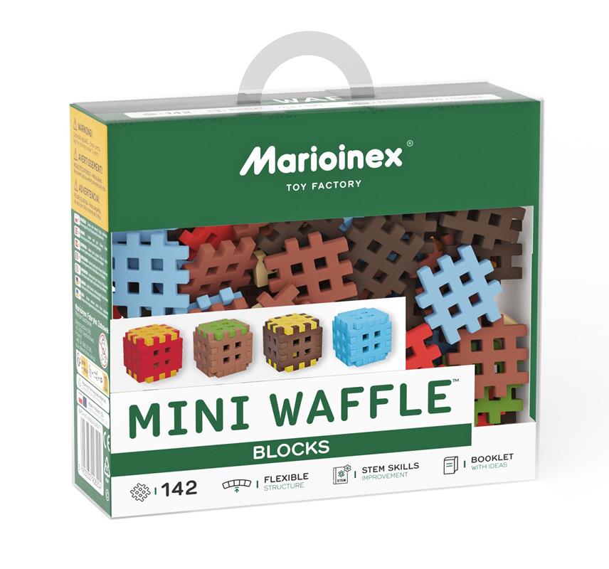 MARIO-KLOCKI MINI WAFFLE GREEN 142EL.
