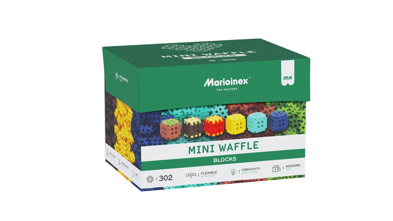 MARIO-KLOCKI MINI WAFFLE GREEN 302EL.