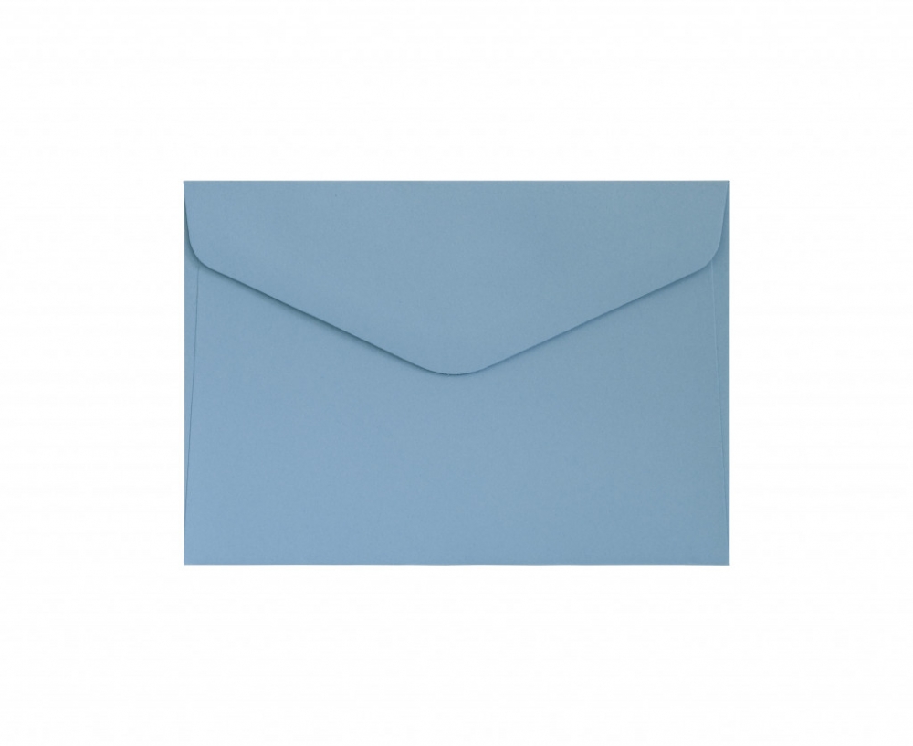 koperta c6 130g/10szt c.niebieski satynowany gładki pastel argo 280231
