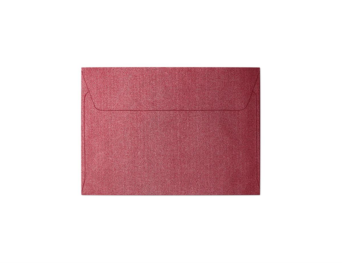 KOPERTA C6 120g/10szt CZERWONY PEARL 280217 ARGO