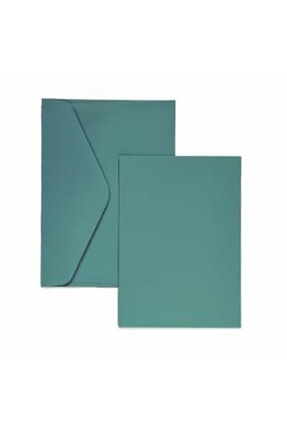 BAZA DO KARTEK, KARNET I KOPERTA C6, GŁADKI ZIELONY, OP. 5SZT., ARGO