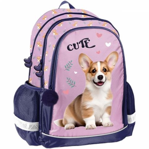 PASO-PLECAK SZKOLNY CUTE PIES 38x28x15CMPP26CG-081