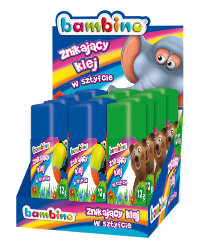 MAJEWSKI KLEJ W SZTYFCIE 12G ZNIKAJĄCY  BAMBINO /12/