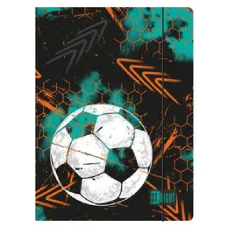 MAJEWSKI TECZKA Z GUMKĄ A4 300G/M2 ST.RIGHT SOCCER /10/