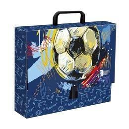 MAJEWSKI TECZKA Z RĄCZKĄ A4 XL 33x24,8x9CM ST.RIGHT MATCH BALL