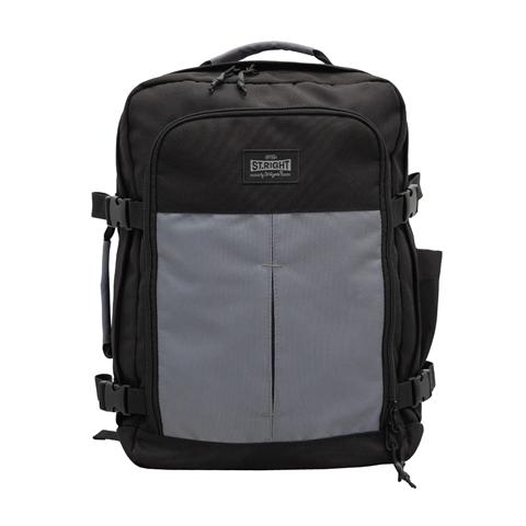PLECAK PODRÓŻNY DO KABINY SAMOLOTU 40x30x20 CM 24L ROZSZERZALNY CB01 ST.RIGHTt  SZARY
