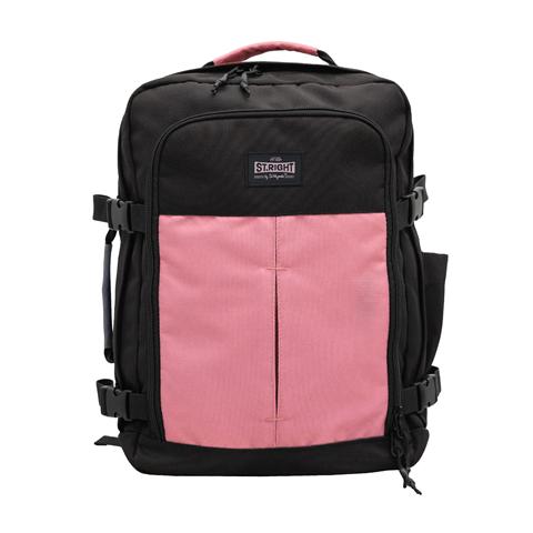 PLECAK PODRÓŻNY DO KABINY SAMOLOTU 40x30x20 CM 24L ROZSZERZALNY CB01 ST.RIGHT   RÓŻOWY