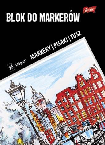 MAJEWSKI BLOK A4 25K 100G/M2 DO MARKERÓW/10/