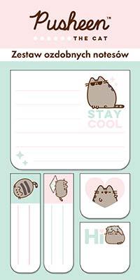 MAJEWSKI ZESTAW NOTESÓW SAMOPRZYLEPNYCH 5SZT 30K PUSHEEN