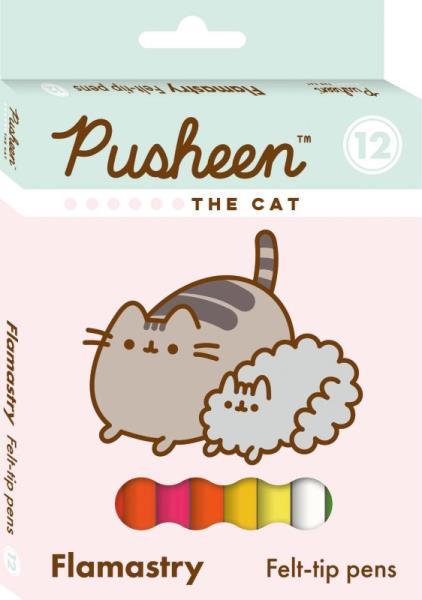 majewski flamastry 12 kolorów pusheen   the cat /10/