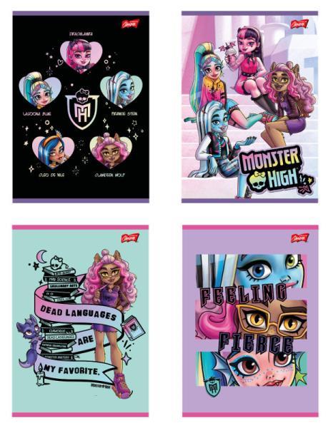 majewski zeszyt 32k kratka # laminowany monster high 70g /15/