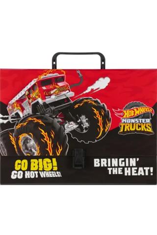 MAJEWSKI TECZKA Z RĄCZKĄ A4 XL HOT WHEELS