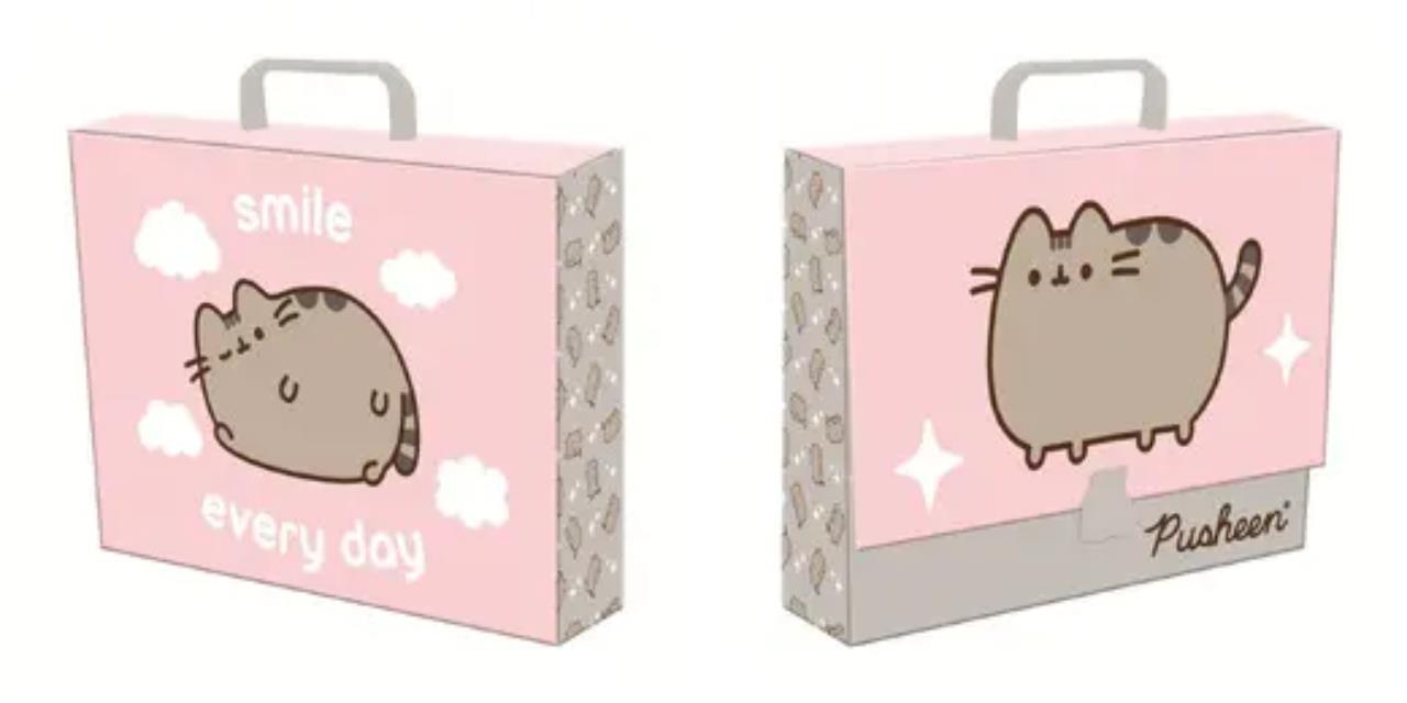 MAJEWSKI TECZKA Z RĄCZKĄ A4 XL 33x24,8x9CM PUSHEEN