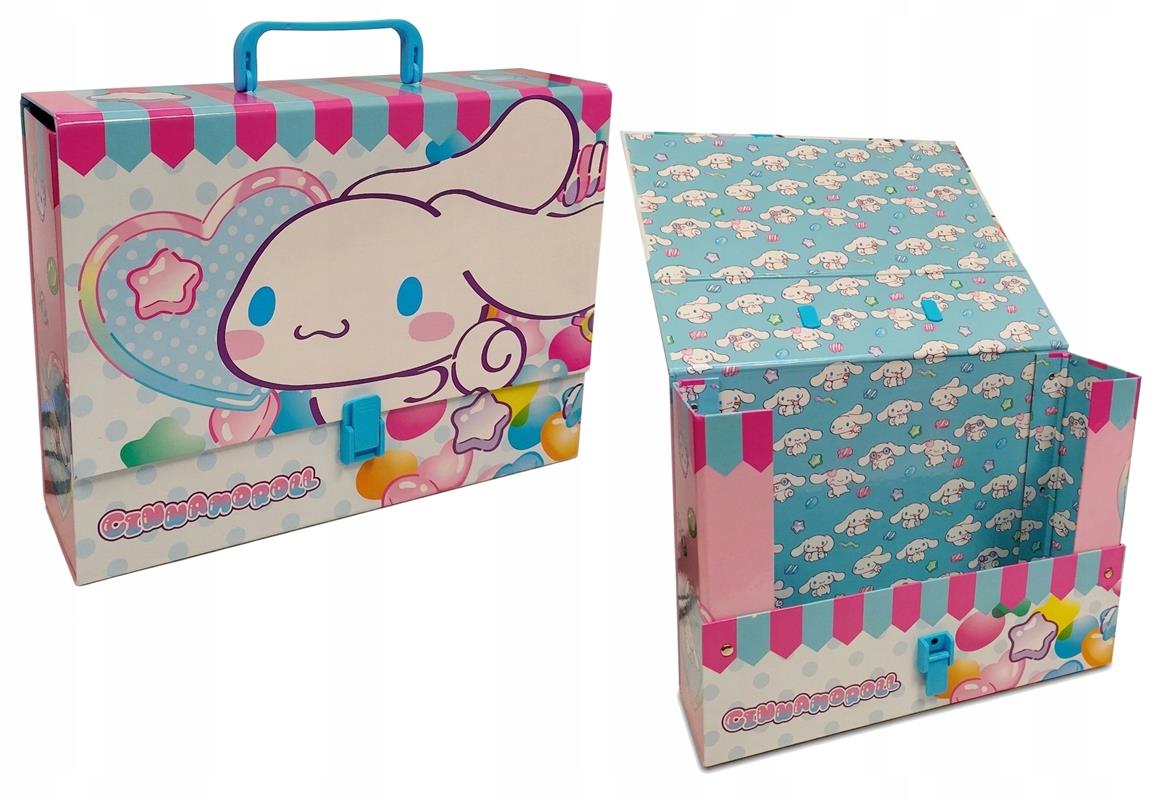 MAJEWSKI TECZKA Z RĄCZKĄ A4 XL 33x24,8x9CM CINNAMOROLL