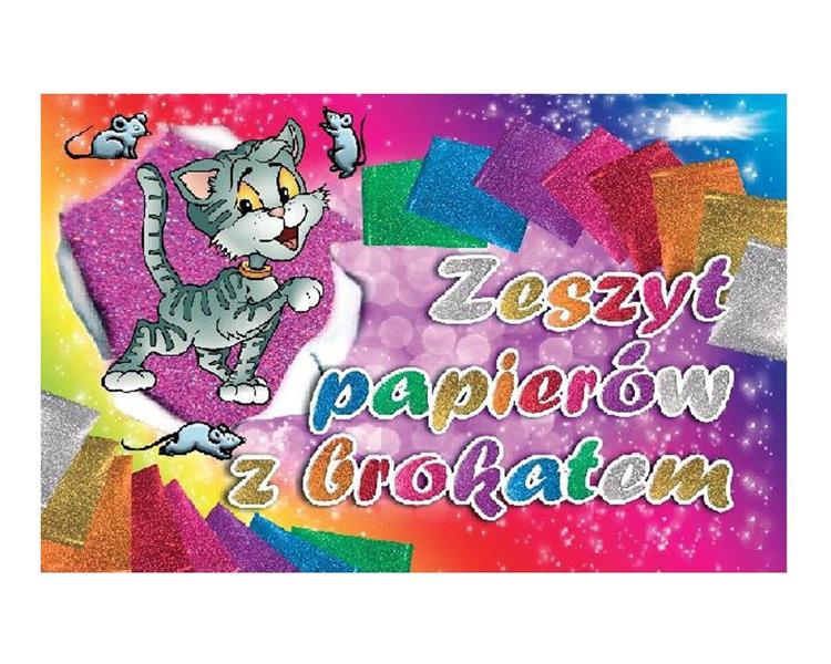 aliga zeszyt papierów z brokatem zb-4 b4/10/
