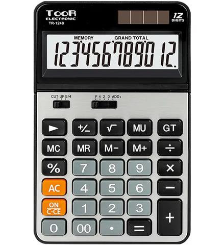 KW TOOR KALKULATOR BIUROWY TR-1240 12-POZYCYJNY KW TRADE
