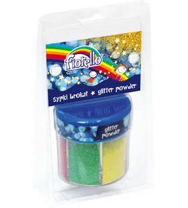 FIORELLO BROKAT SYPKI 6 KOLORÓW W SŁOICZKU GR-B60R6-2 KW TRADE