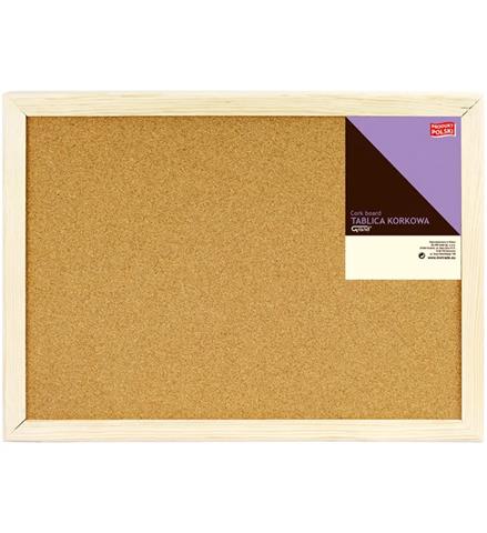 TABLICA KORKOWA 40X50 RAMA DREWNIANA 3331 KW TRADE