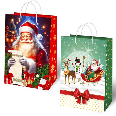 TORBA OZDOBNA 13.5*23*8CM DELTA TM-411BNTM-411BN GWIAZDKA-BN /10/