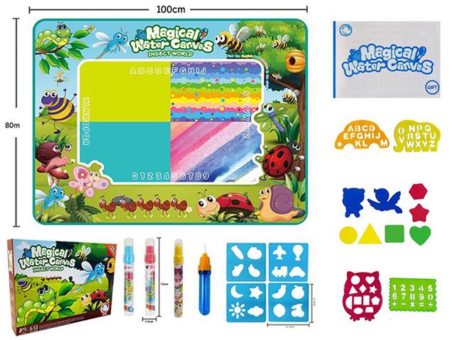 MATA DO KOLOROWANIA WODNYM PISAKIEM ŁĄKA 100X80 CZAPSKA 006935