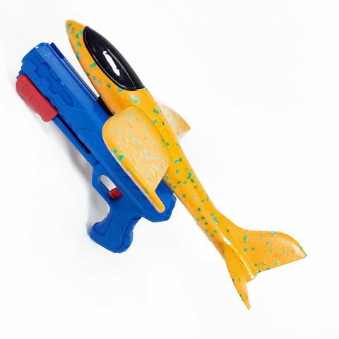 SAMOLOT WYSTRZELIWANY, PISTOLET Z NACIĄGIEM 21 CM, SAMOLOT PIANKA 4 KOL CZAPSKA 012598