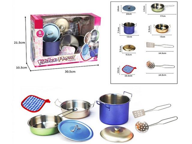 ZESTAW KUCHENNY METALOWY 8 EL CZAPSKA   013108